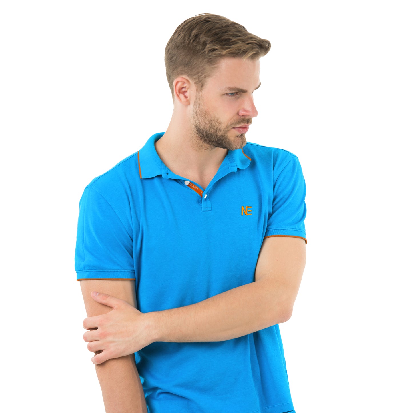 Vibrant Sky Blue Piqué Polo