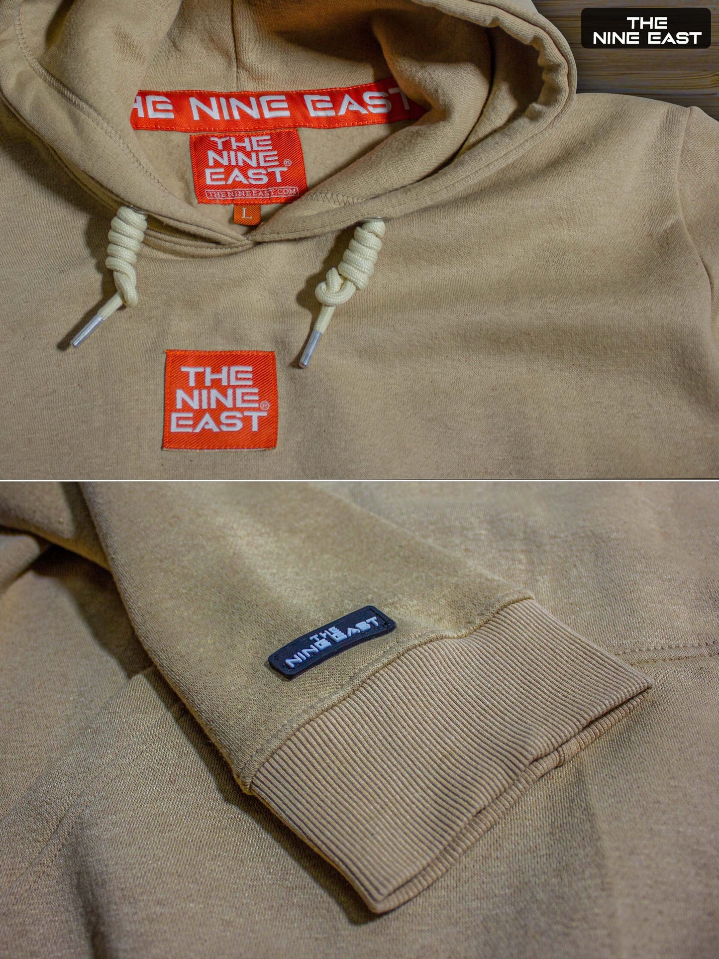 Soft Fleece Pullover Hoodie Camel Brown