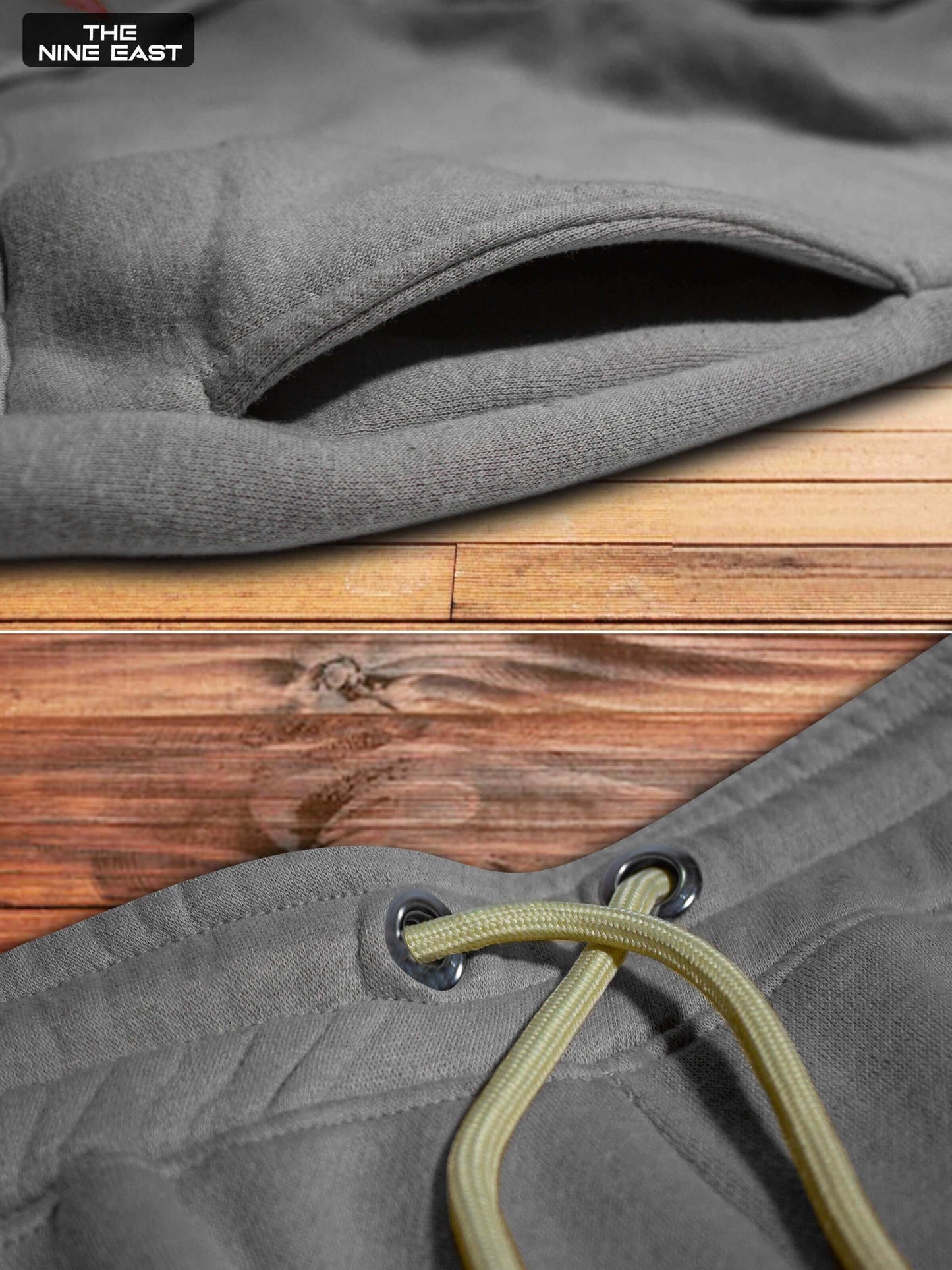 Warm Fleece Men Women Tracksuit Gray - Two-tone Rib