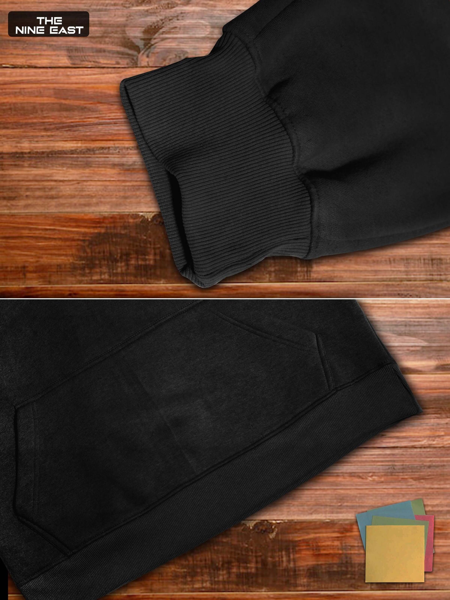 Soft Fleece Pullover Hoodie Black