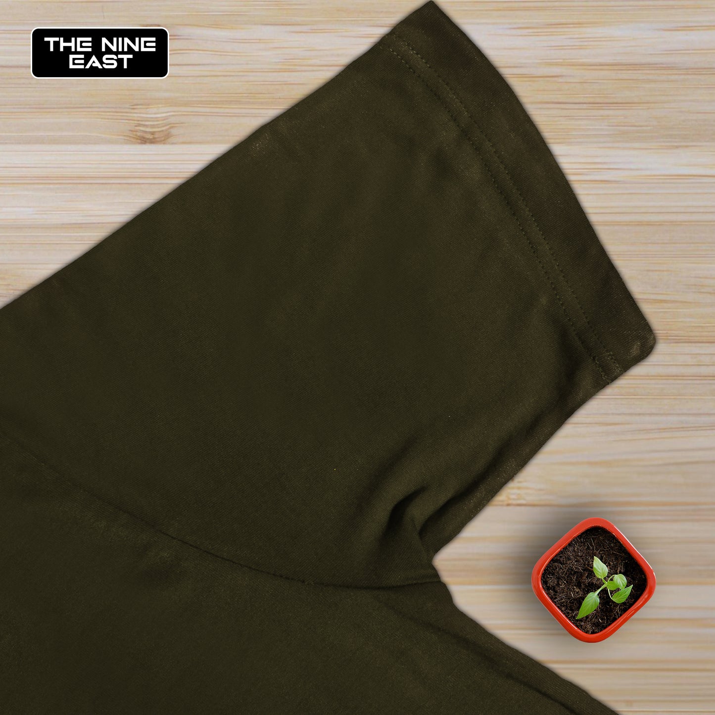 Premium Olive Green Cotton Blend T-Shirt