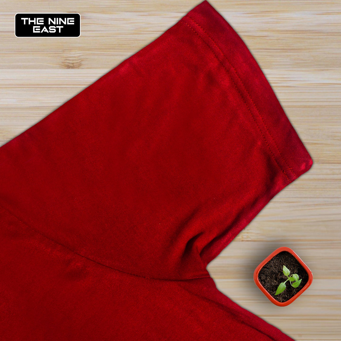 Premium Fresh Red Cotton Blend T-Shirt