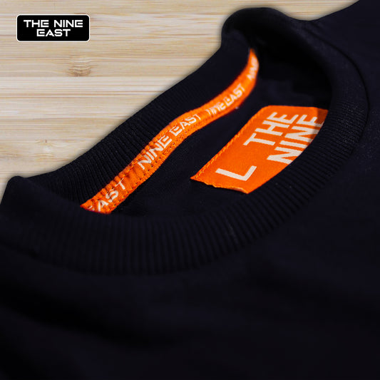 Premium Navy Blue Cotton Blend T-Shirt