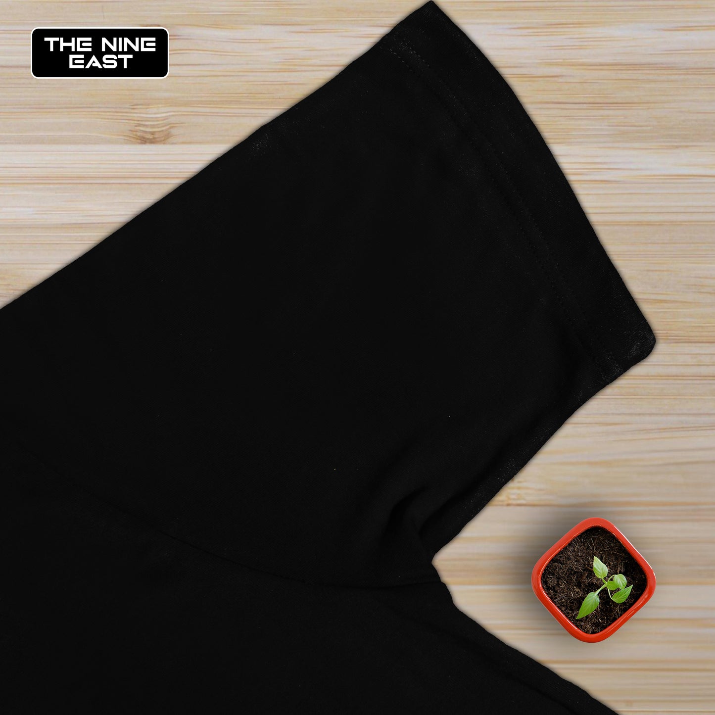 Premium Black Cotton Blend T-Shirt