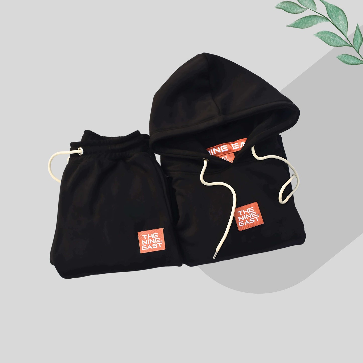 Soft Fleece Pullover Hoodie Black